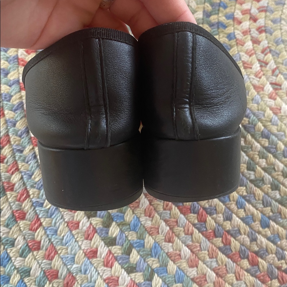 Repetto Camille ballet pumps heel in black leather nappa size 40.5 (9.5) - Picture 13 of 14